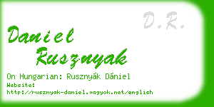 daniel rusznyak business card